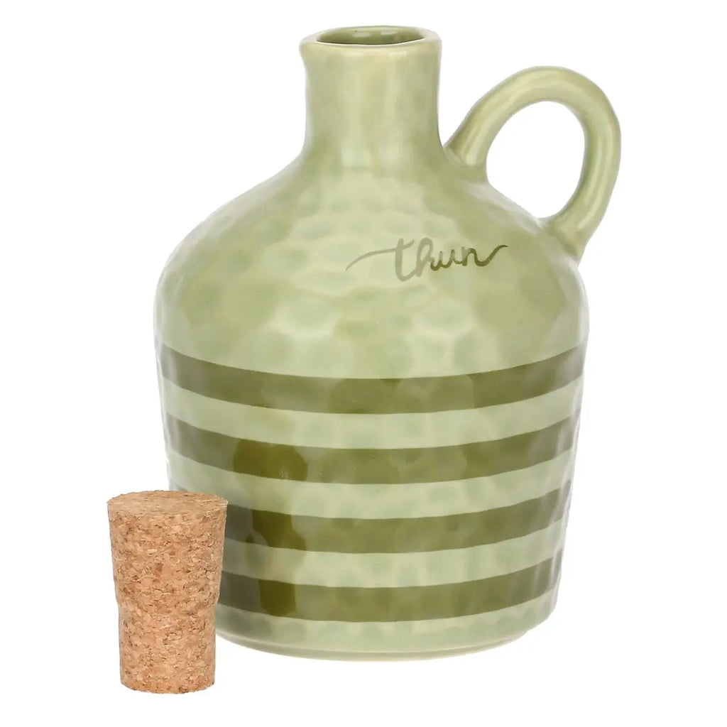 Thun - Set Oliera con olio in ceramica verde antico | Rohome