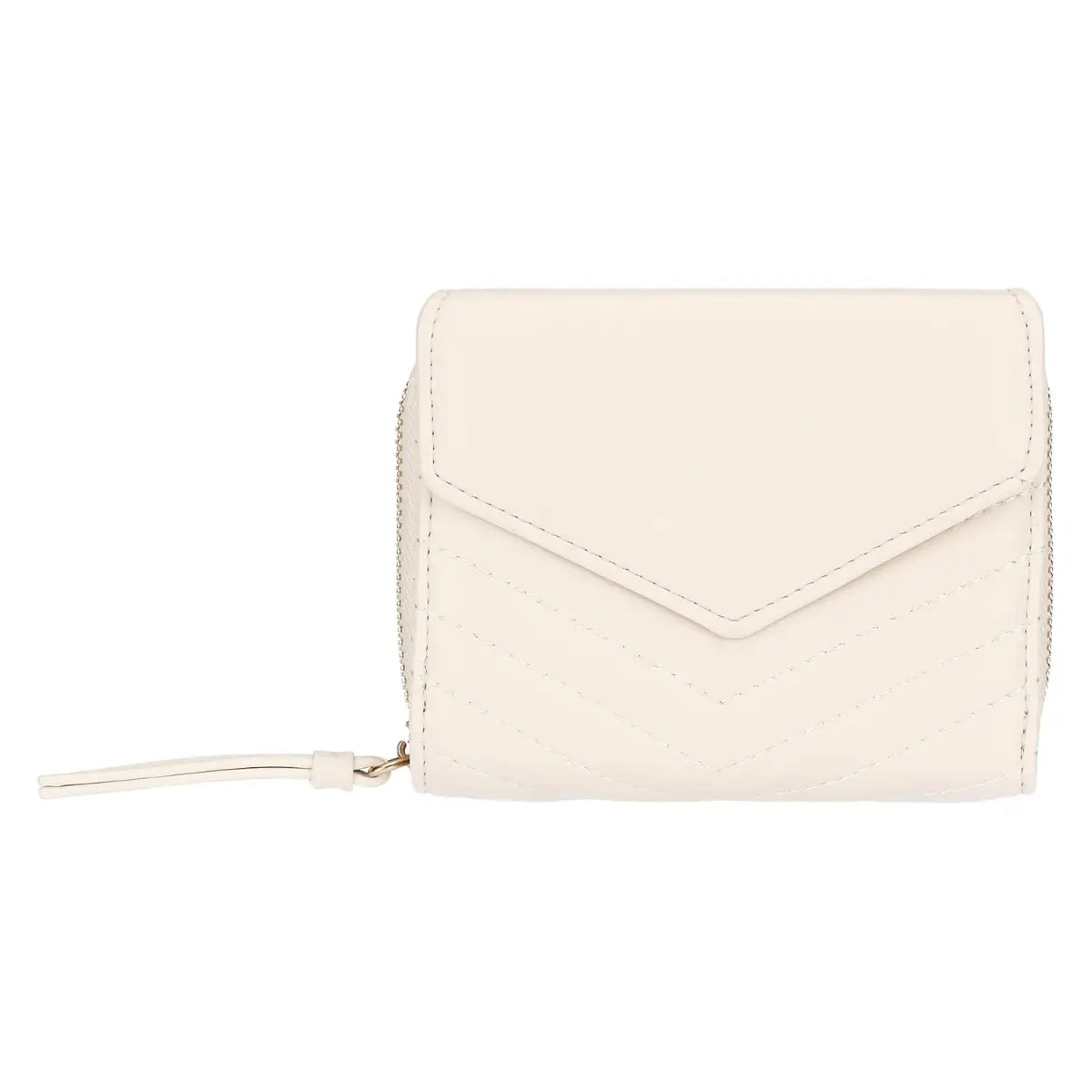 Thun - Portafoglio con patta e zip metalassè burro | Rohome