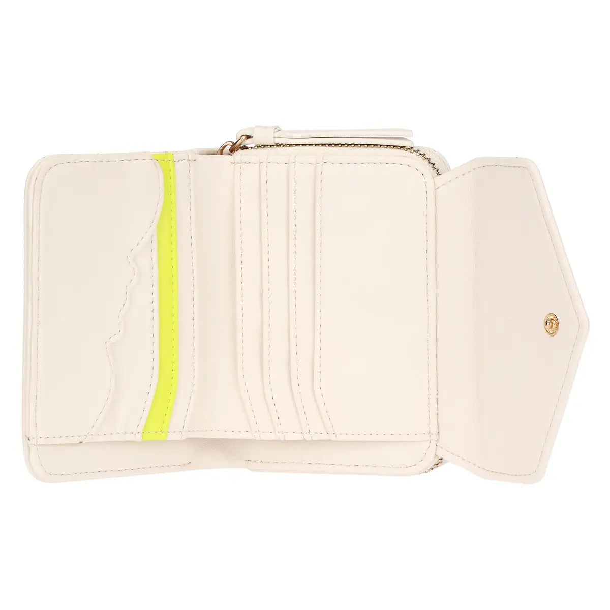 Thun - Portafoglio con patta e zip metalassè burro | Rohome