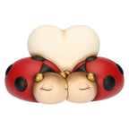 Thun - Coppia Coccinella Ella con cuore in ceramica | Rohome