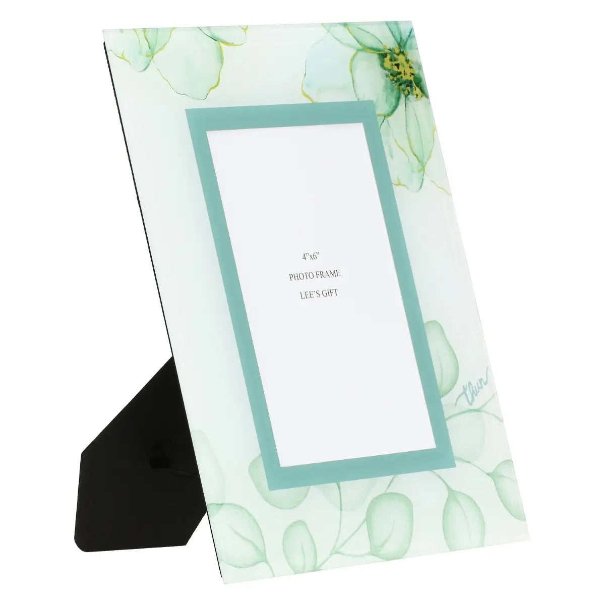 Thun - Portafoto da appoggio in vetro Eterea verde 18x23cm | Rohome