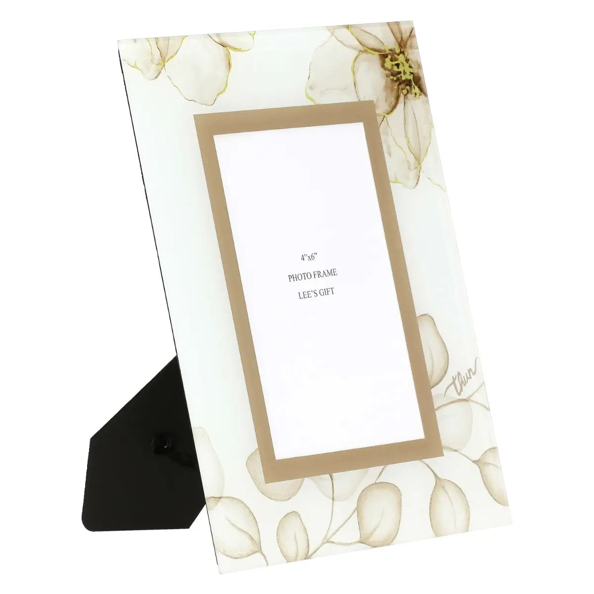 Thun - Portafoto da appoggio in vetro Eterea seppia 18x23cm | Rohome