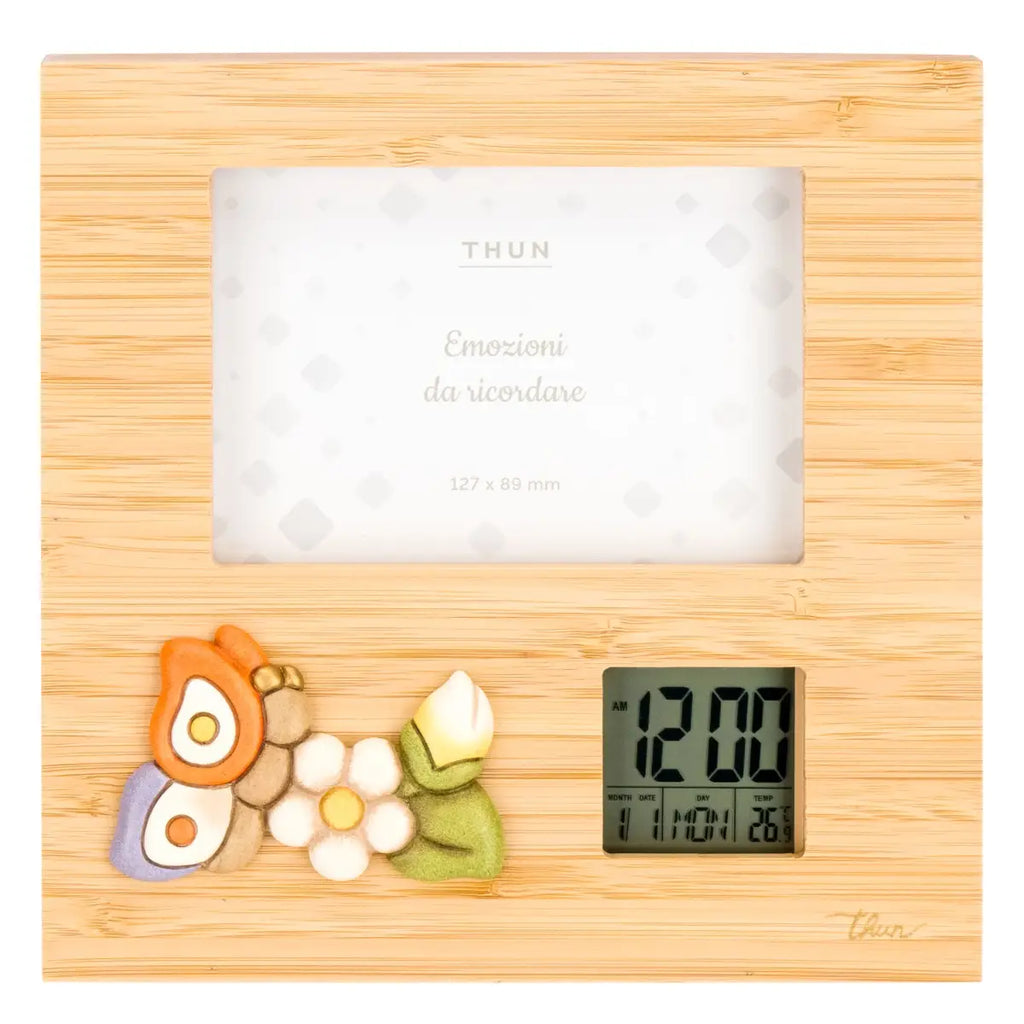 Thun - Portafoto con orologio Country Bloom | Rohome