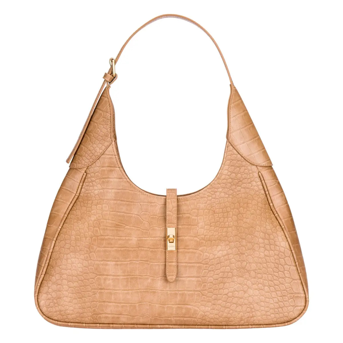 Thun - Borsa a spalla effetto rettile beige | Rohome