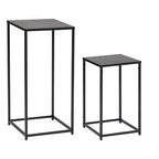 Tavolino in metallo all black | Rohome | Rohome