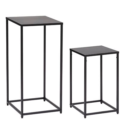 Tavolino in metallo all black | Rohome | Rohome