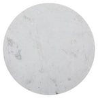 Tavolino in metallo con ripiano in marmo | Rohome | Rohome