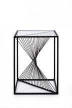 Tavolino in metallo nero Espiral | Rohome | Rohome