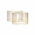 Tavolo Consolle ingresso in metallo colore oro | Rohome | Rohome