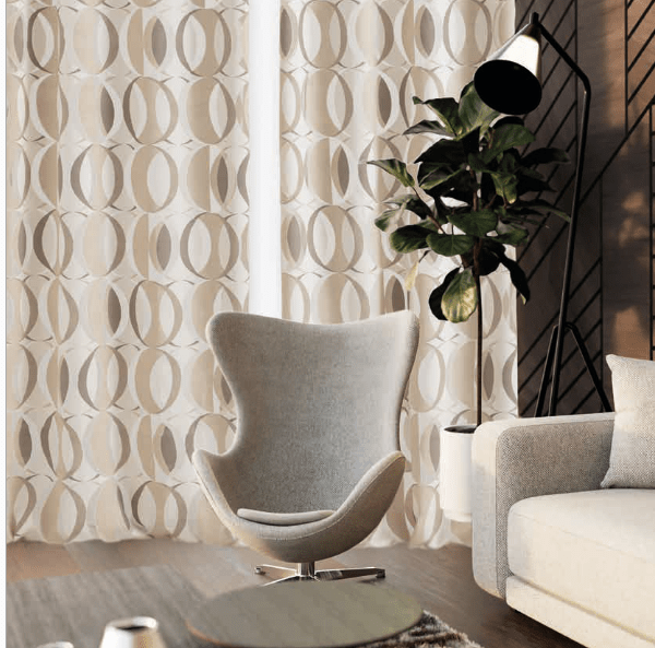 Tenda eclissi tortora con occhielli H. 290cm | rohome | Rohome