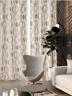Tenda eclissi tortora con occhielli H. 290cm | rohome | Rohome