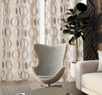 Tenda eclissi tortora con occhielli H. 290cm | rohome | Rohome
