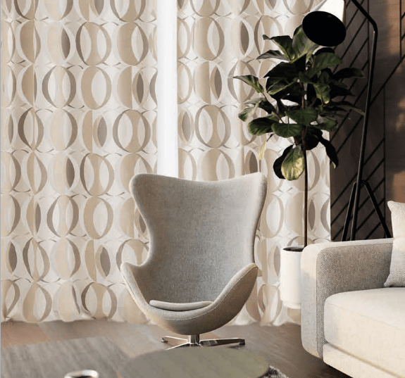 Tenda eclissi tortora con occhielli H. 290cm | rohome | Rohome