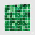 Tenda pannello glitter quadrata colore Verde| Rohome | Rohome