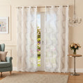 Tenda Margot ricamata Square grigio H. 280cm | rohome | Rohome
