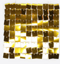 Tenda pannello glitter quadrata colore Oro lucido | Rohome