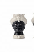 Testa di Moro Verus bianco volto nero Man H 12cm | Rohome