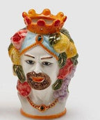 Edg - Vaso testa sicily in ceramica multicolor | Rohome