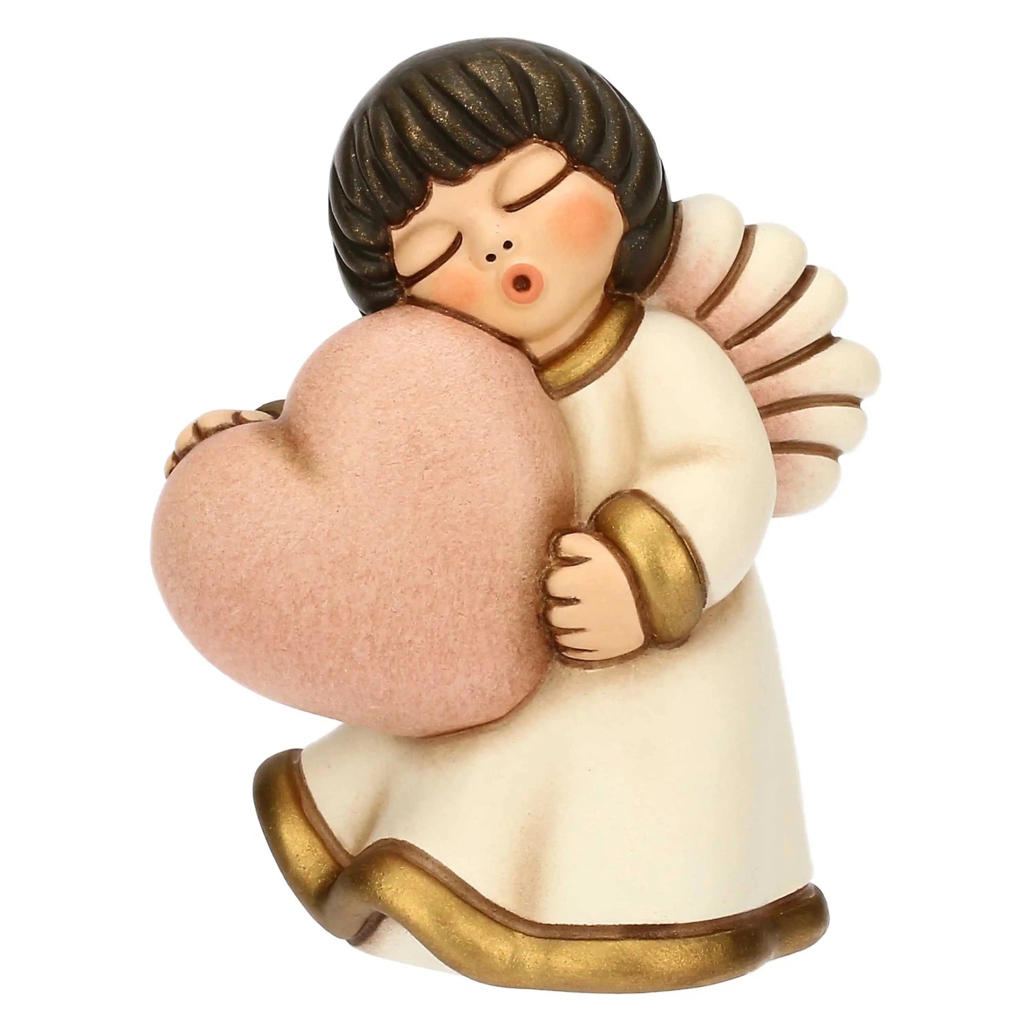 Thun - Angelo in ceramica con cuore rosa | Rohome | Rohome