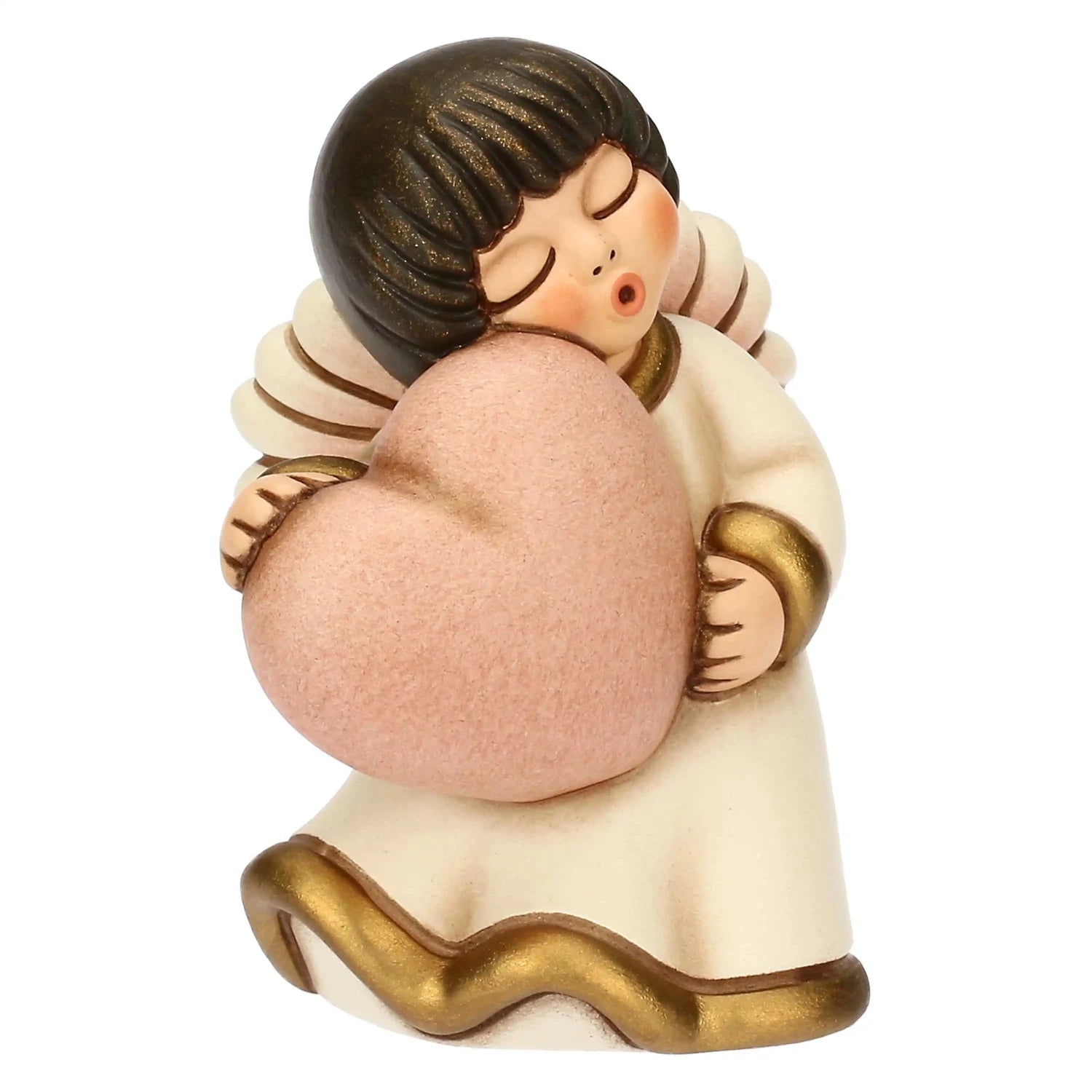 Thun - Angelo in ceramica con cuore rosa | Rohome | Rohome