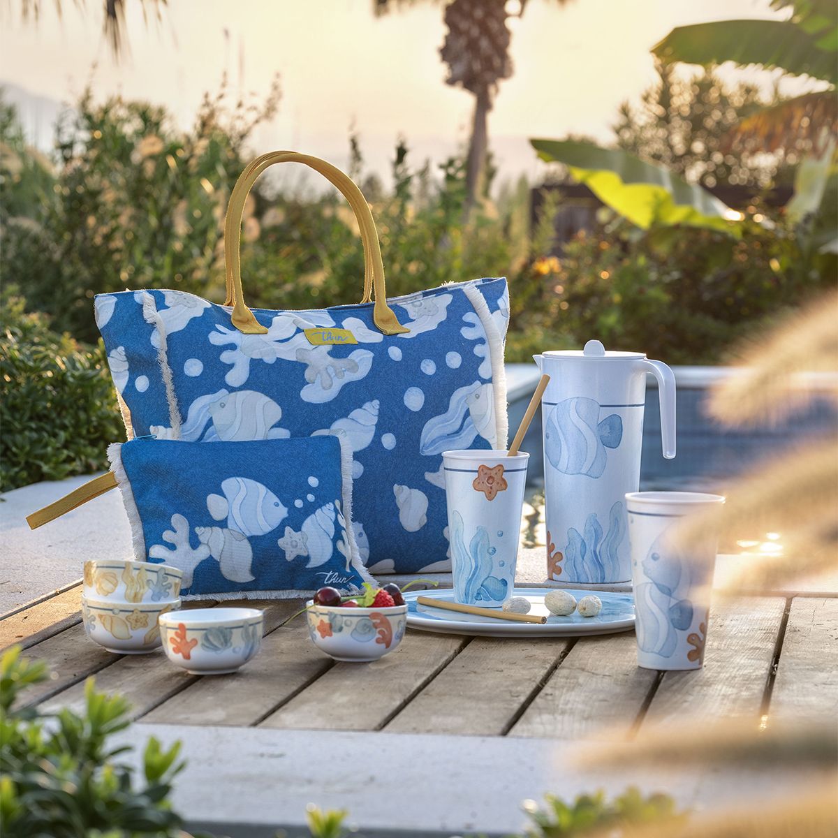 Thun - Borsa mare con pochette mare da amare | Rohome - Rohome