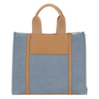 Thun - Borsa Tote bag denim/marrone, media | Rohome