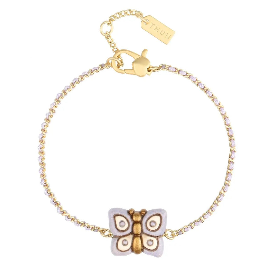 Thun - Bracciale catena e tessuto con farfalla | Rohome | Rohome