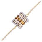 Thun - Bracciale catena e tessuto con farfalla | Rohome | Rohome