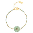 Thun - Bracciale catena e tessuto con quadrifoglio | Rohome | Rohome