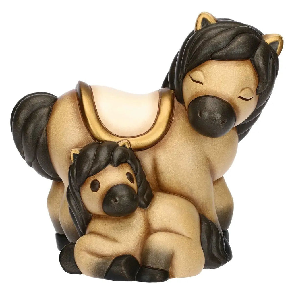 Thun - Coppia cavallo Isabella in ceramica | Rohome | Rohome