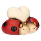 Thun - Coppia Coccinella Ella con cuore in ceramica | Rohome | Rohome