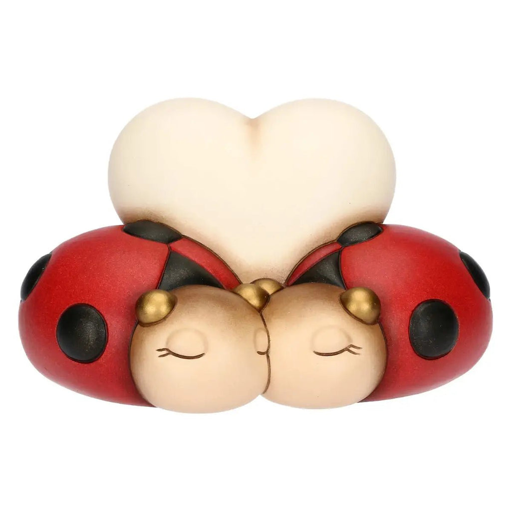 Thun - Coppia Coccinella Ella con cuore in ceramica | Rohome | Rohome