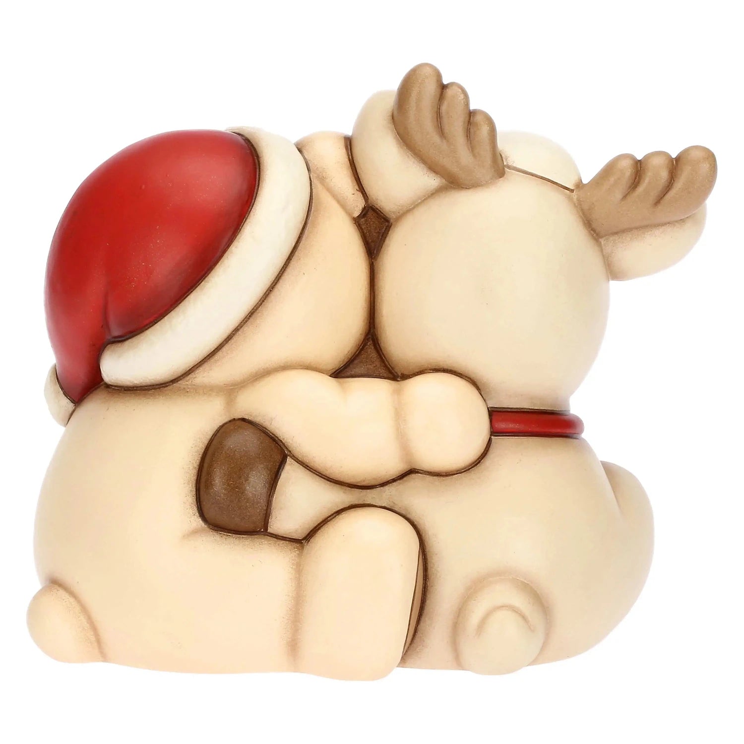 Thun - Coppia Teddy e Renna Robin abbracciati in ceramica | Rohome | Rohome