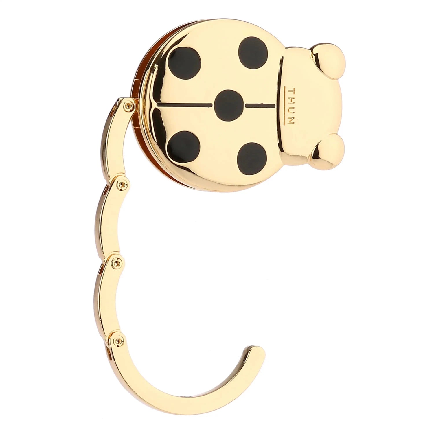 Thun - Gancio portaborsa in metallo coccinella gold | Rohome | Rohome