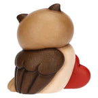 Thun- Gufo Lucky con cuore in ceramica | rohome | Rohome