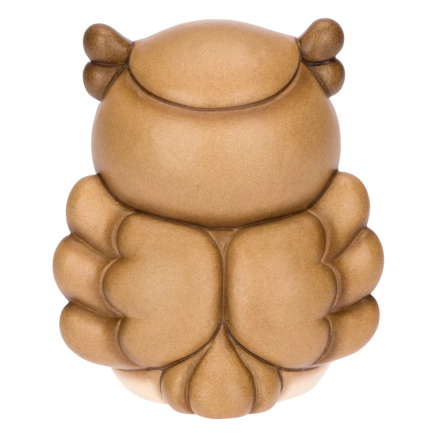 Thun- Gufo marrone con quadrifoglio in ceramica | rohome | Rohome