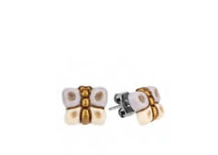 Thun - orecchini con pin farfalla ceramica | rohome | Rohome