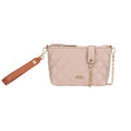 Thun – Pochette trapuntata in ecopelle con tracolla nocciola | Rohome | Rohome