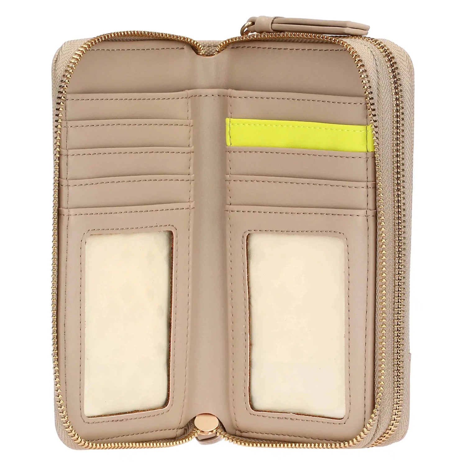 Thun - Portafoglio con doppia zip tortora | Rohome | Rohome