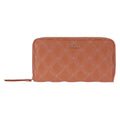 Thun – Portafoglio trapuntato con zip around, moka| Rohome | Rohome