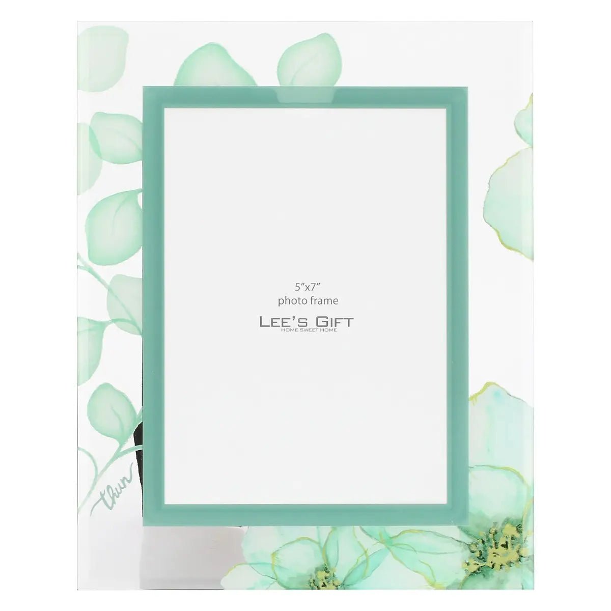 Thun - Portafoto da appoggio in vetro Eterea verde 20x25cm | Rohome | Rohome