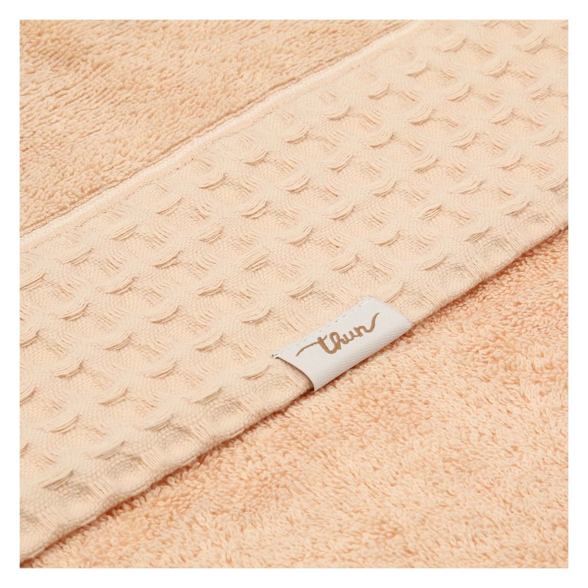 Thun - Set 2 Asciugamani tortora in cotone | Rohome - Rohome
