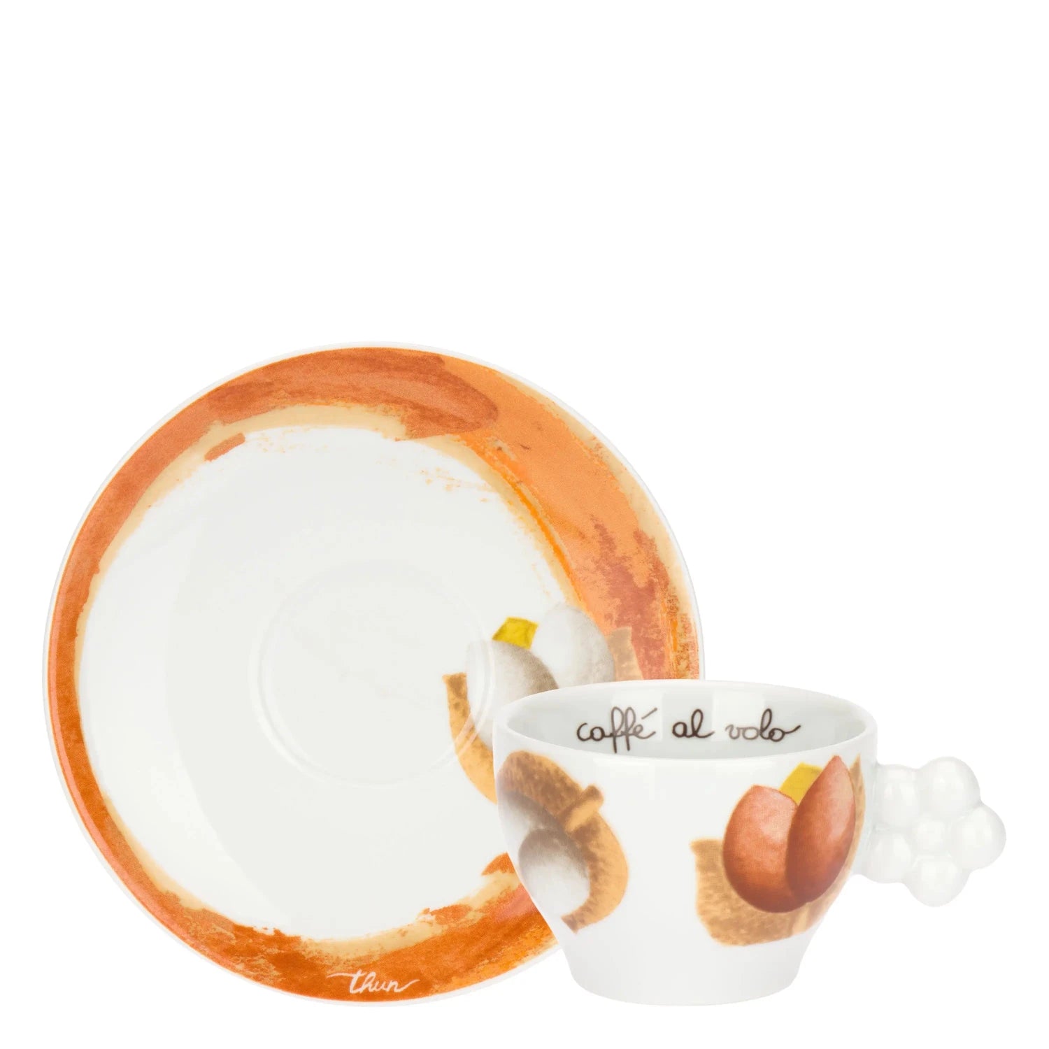 Thun - Set 2 tazze medie in porcellana linea Tulipani | Rohome | Rohome