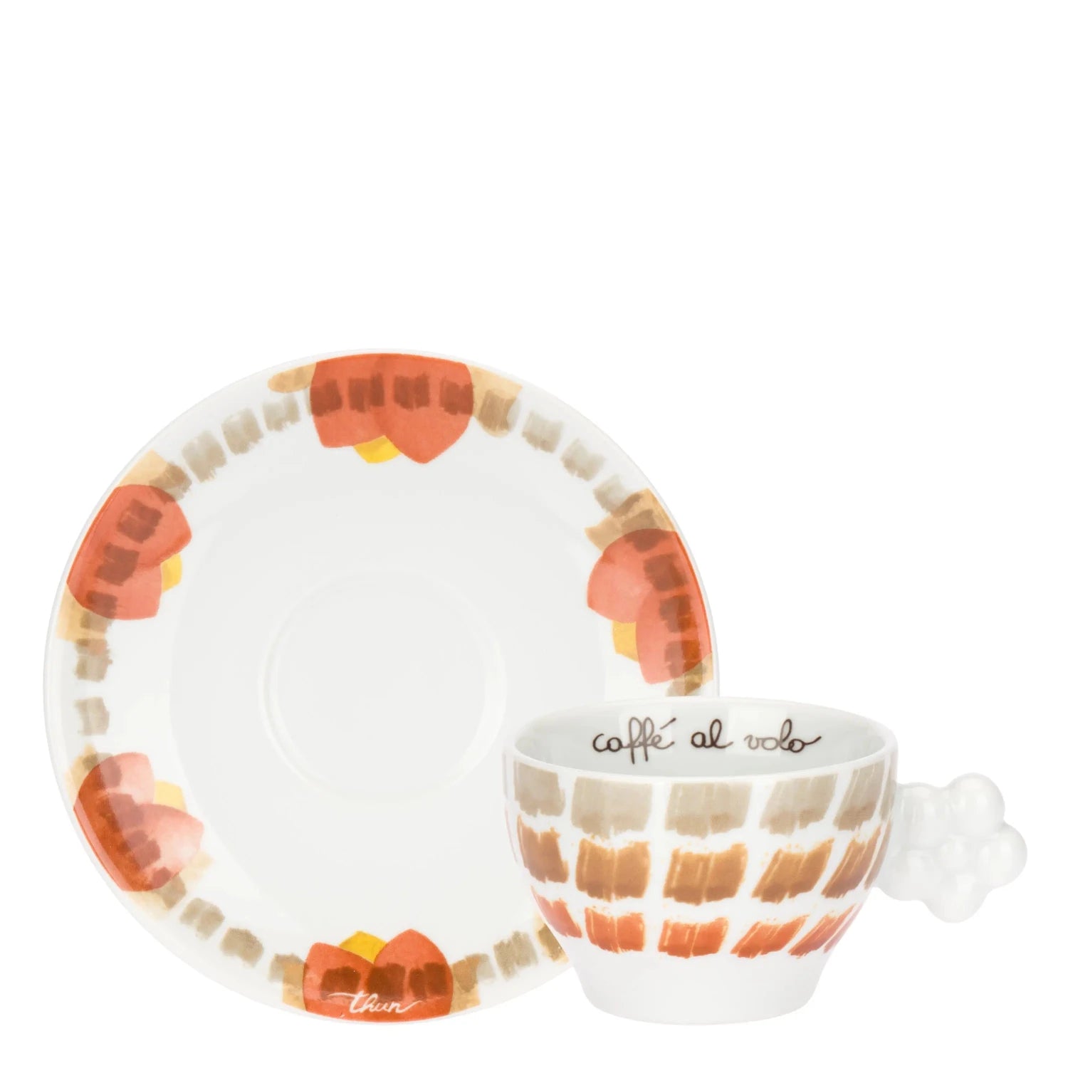 Thun - Set 2 tazze medie in porcellana linea Tulipani | Rohome | Rohome