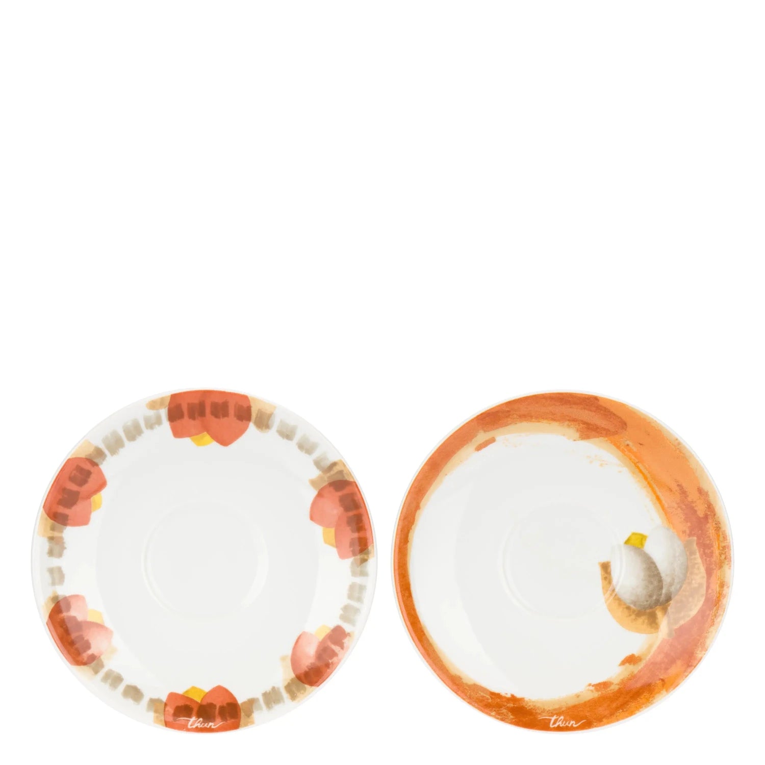 Thun - Set 2 tazze medie in porcellana linea Tulipani | Rohome | Rohome