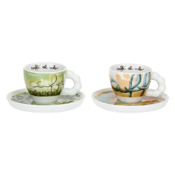 Thun - Set 2 tazze medie in porcellana Oasi | Rohome | Rohome