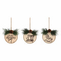 Thun - set 3 Addobbo natale in legno | rohome | Rohome