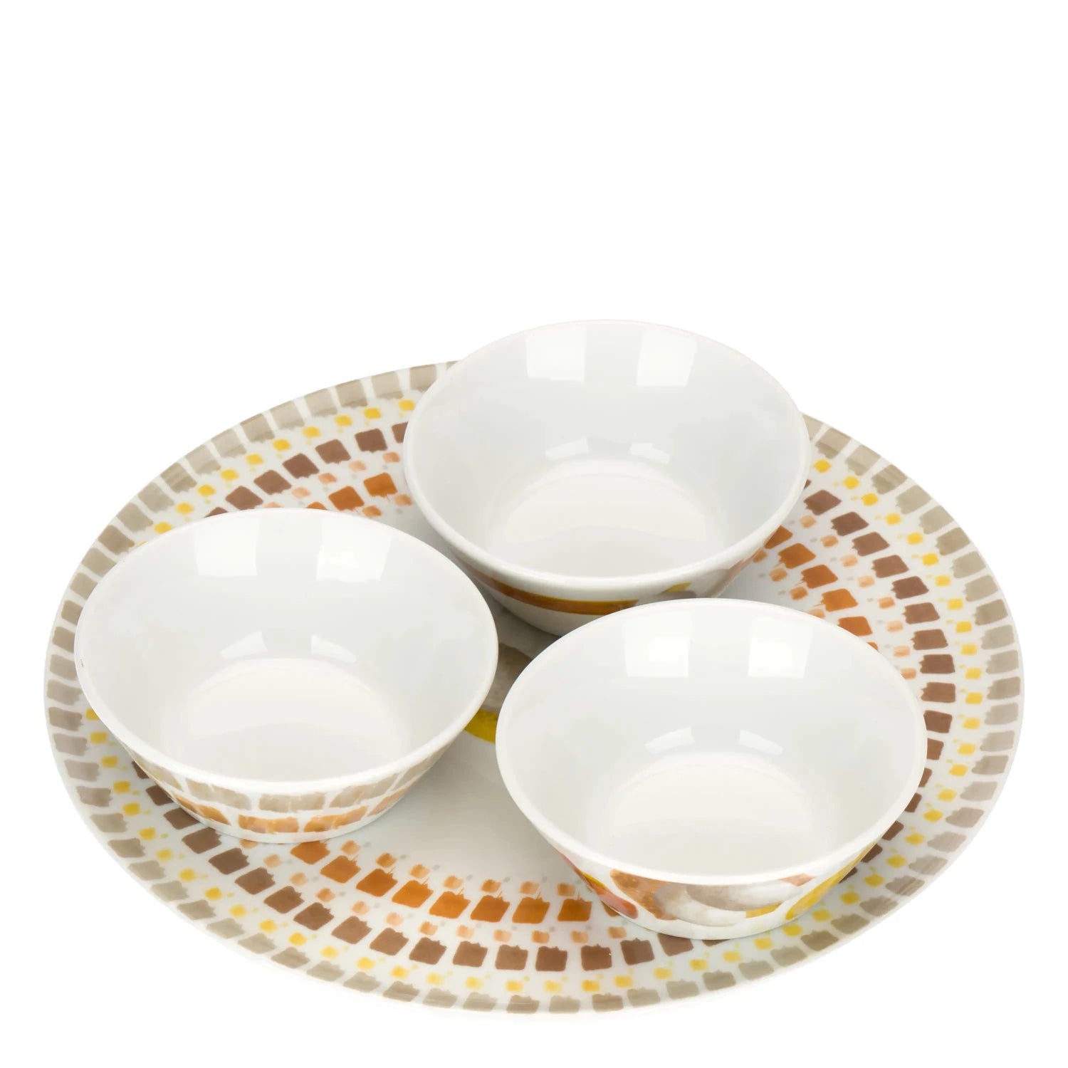 Thun - Set 3 ciotoline con piatto linea Tulipani | Rohome | Rohome