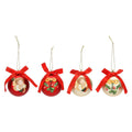 Thun - set 4 palline di natale rosso piccole | rohome | Rohome