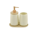 Thun - Set bagno country bloom champagne | Rohome | Rohome